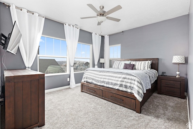 11283 S Willow Walk Dr W, South Jordan, UT 84009 - carpeted bedroom with baseboards and ceiling fan