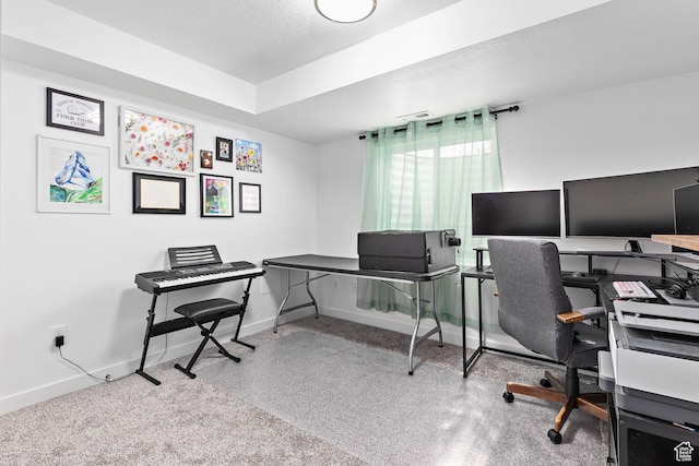 11283 S Willow Walk Dr W, South Jordan, UT 84009 - office space with baseboards and a textured ceiling