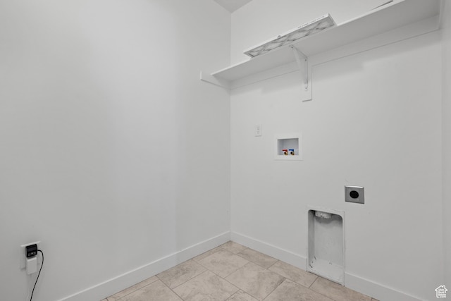 621 W 950 S, Springville, UT 84663 - laundry room featuring baseboards, hookup for an electric dryer, hookup for a washing machine, and laundry area