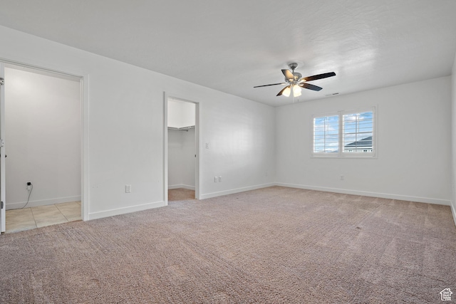 621 W 950 S, Springville, UT 84663 - empty room featuring light colored carpet, baseboards, and ceiling fan