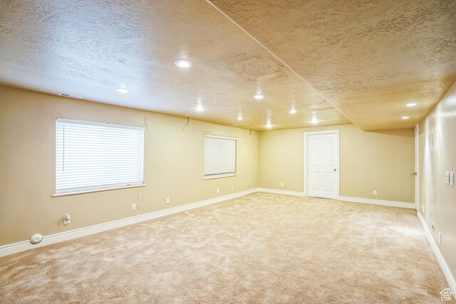 877 S 200 W, Mona, UT 84645 - spare room featuring a textured ceiling and carpet flooring