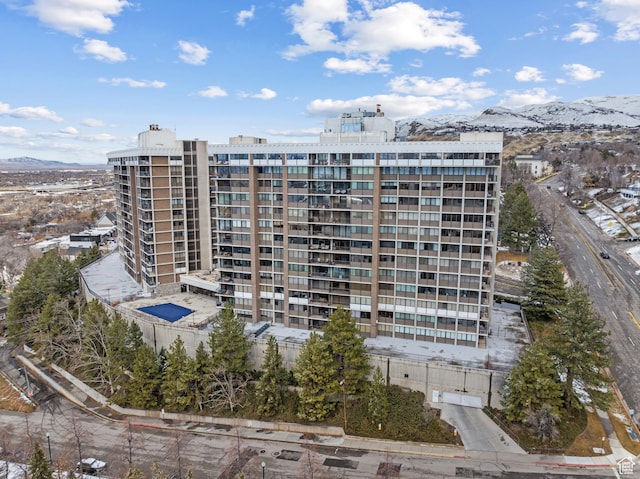 241 N Vine St W Unit 1101E, Salt Lake City, UT 84103 - view of building exterior featuring a mountain view