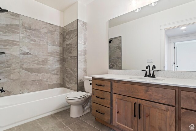 434 W 450 S Unit 815, Farmington, UT 84025 - bathroom with vanity, tub / shower combination, and tile patterned floors