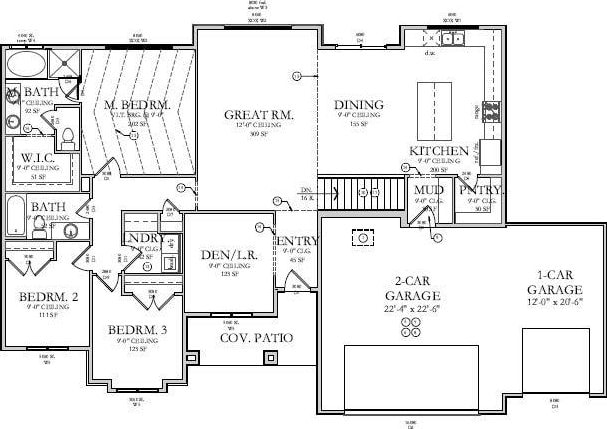 5523 N Honey Suckle Way, Eagle Mountain, UT 84005 - floor plan / room layout