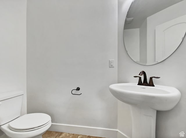4961 W Longboat Ln, Herriman, UT 84096 - bathroom with sink, tile patterned flooring, and toilet
