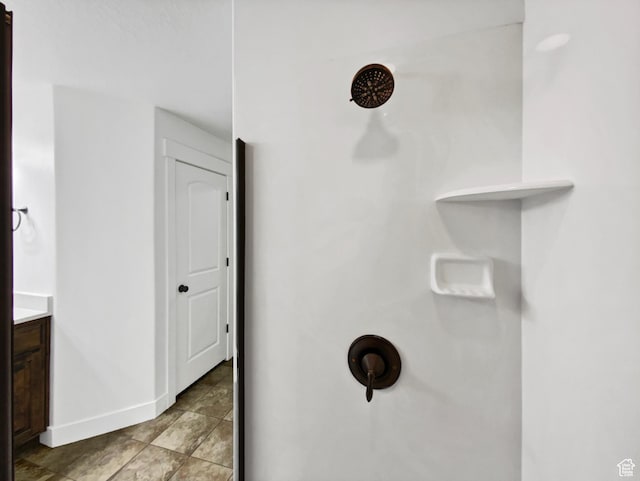 4961 W Longboat Ln, Herriman, UT 84096 - bathroom with vanity and walk in shower