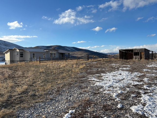 4981 N Daniels Rd, Malad City, ID 83252 - view of yard featuring a mountain view