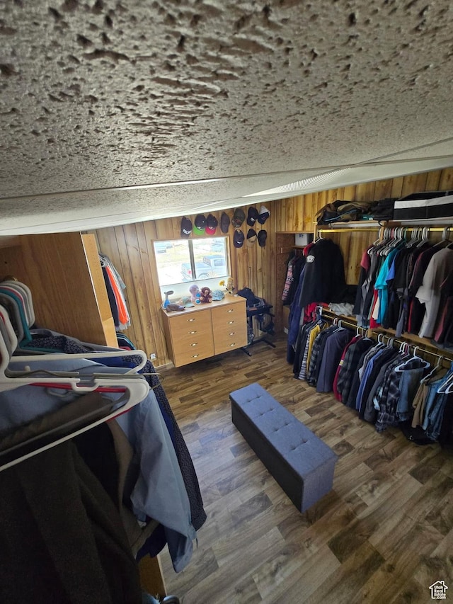19 Sumac Way, Brigham City, UT 84302 - interior space featuring wood finished floors and wood walls