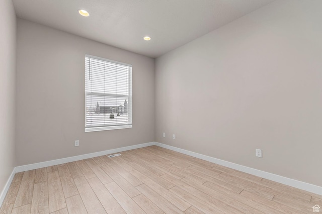 1282 E Clipper Peaks, Eagle Mountain, UT 84005 - spare room with light hardwood / wood-style floors
