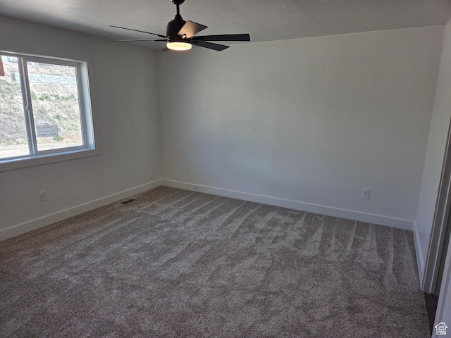 640 S 1030 E, Smithfield, UT 84335 - unfurnished room featuring ceiling fan, carpet flooring, and baseboards