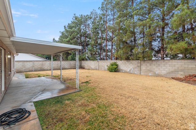 1040 S 1100 E Unit 85, St George, UT 84790 - view of yard featuring a patio
