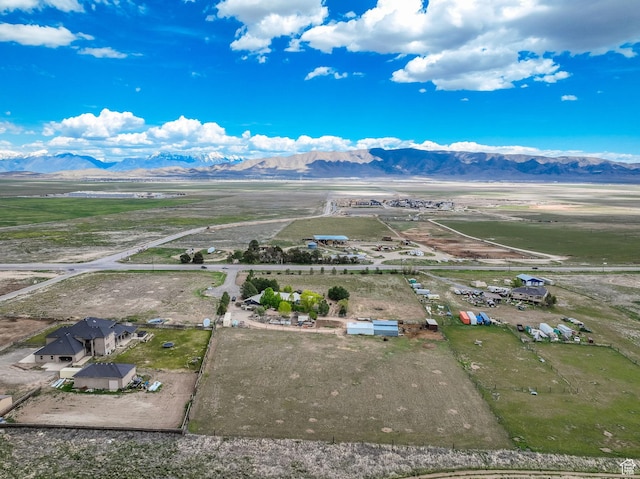 view of rural area with mountains