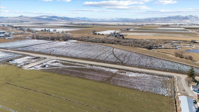 9270 N 5600 W Unit 7, Elwood, UT 84337 - birds eye view of property featuring a mountain view