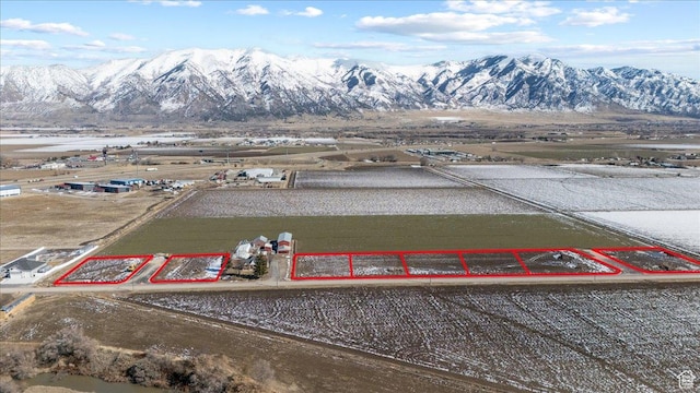 9270 N 5600 W Unit 7, Elwood, UT 84337 - birds eye view of property with a mountain view