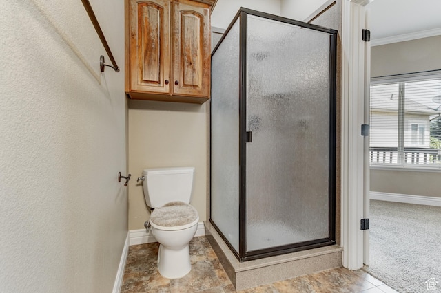 9924 N 6630 W Unit 9, Highland, UT 84003 - full bathroom featuring a stall shower and ornamental molding