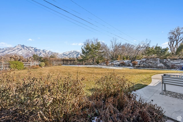 5419 S Kenwood Dr E, Salt Lake City, UT 84107 - view of yard with a mountain view