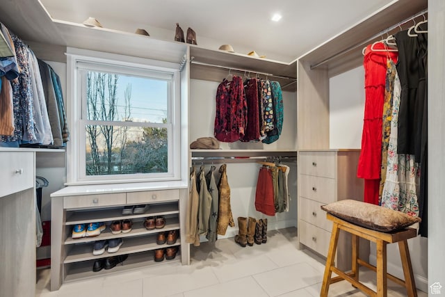 5419 S Kenwood Dr E, Salt Lake City, UT 84107 - walk in closet featuring tile patterned floors