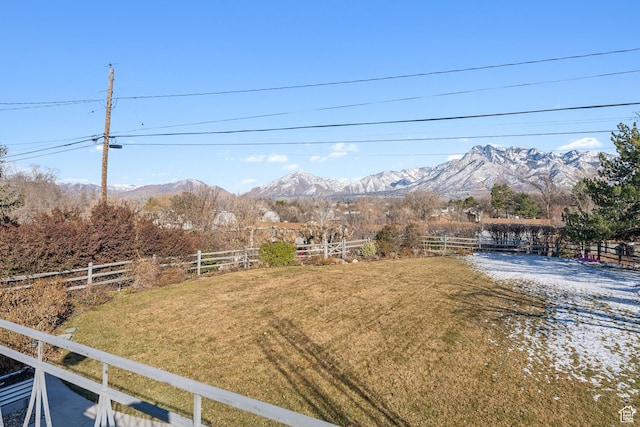 5419 S Kenwood Dr E, Salt Lake City, UT 84107 - view of yard featuring a mountain view and a view of rural / pastoral area