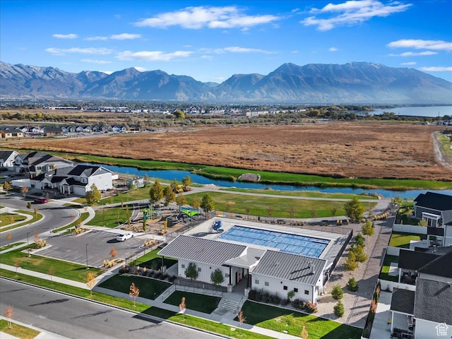 214 E Allegheny Pl S, Saratoga Springs, UT 84045 - bird's eye view of a water and mountain view