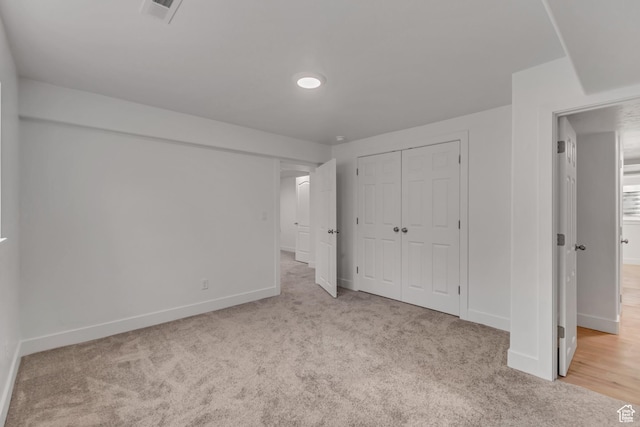 12972 S Cactus Berry Dr, Riverton, UT 84096 - unfurnished bedroom featuring carpet, a closet, visible vents, and baseboards