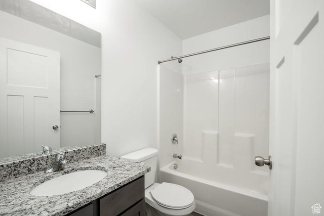 1152 W High Plains Dr Unit 612, Grantsville, UT 84029 - bathroom with toilet, vanity, and washtub / shower combination