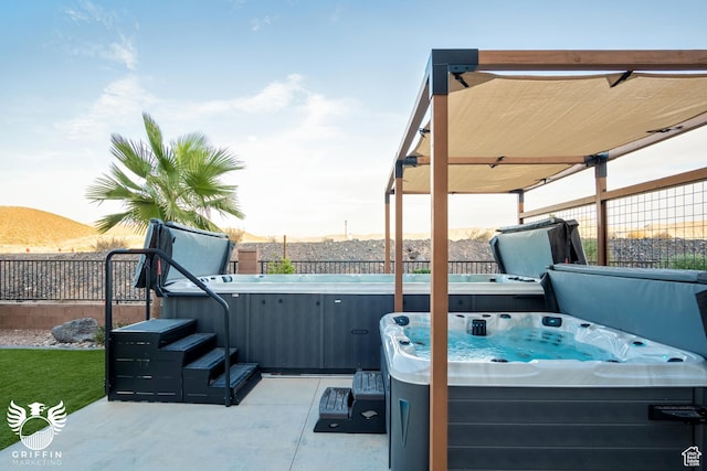 334 N 2020 W, Hurricane, UT 84737 - view of patio / terrace with a hot tub