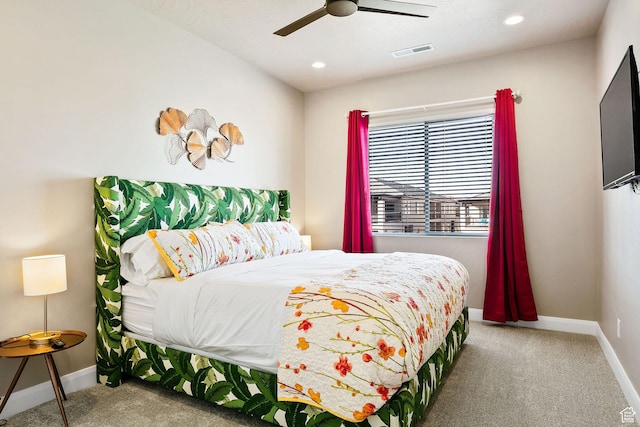 334 N 2020 W, Hurricane, UT 84737 - carpeted bedroom featuring ceiling fan