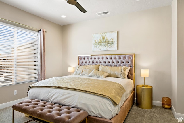 334 N 2020 W, Hurricane, UT 84737 - bedroom featuring ceiling fan and carpet flooring