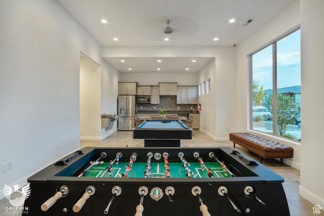 334 N 2020 W, Hurricane, UT 84737 - recreation room featuring light tile patterned floors and pool table