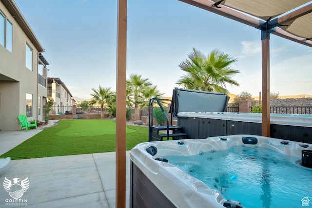 334 N 2020 W, Hurricane, UT 84737 - view of patio featuring a hot tub