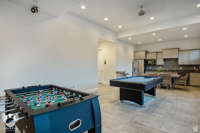 334 N 2020 W, Hurricane, UT 84737 - recreation room featuring billiards and light tile patterned floors