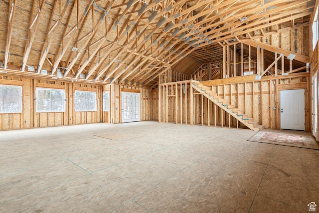 2326 Country Rd, Kamas, UT 84036 - miscellaneous room with vaulted ceiling