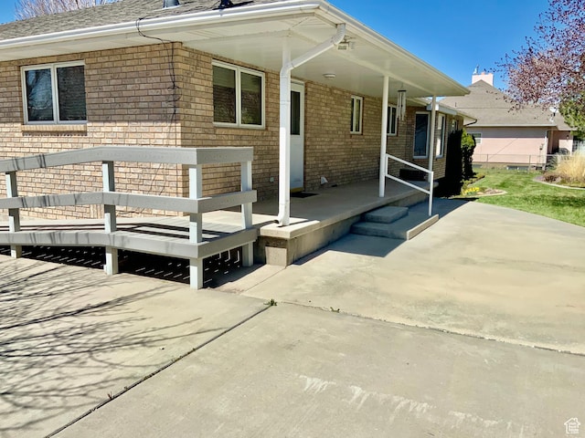 view of back of property