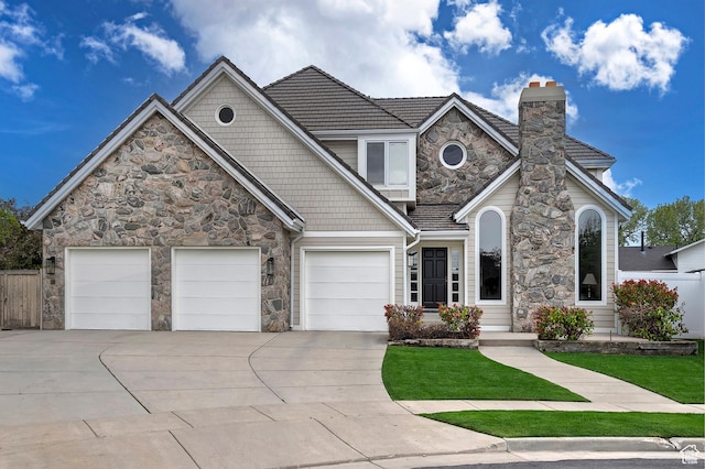 5845 Kerry Cir, Murray, UT 84107 - view of front of home featuring a garage