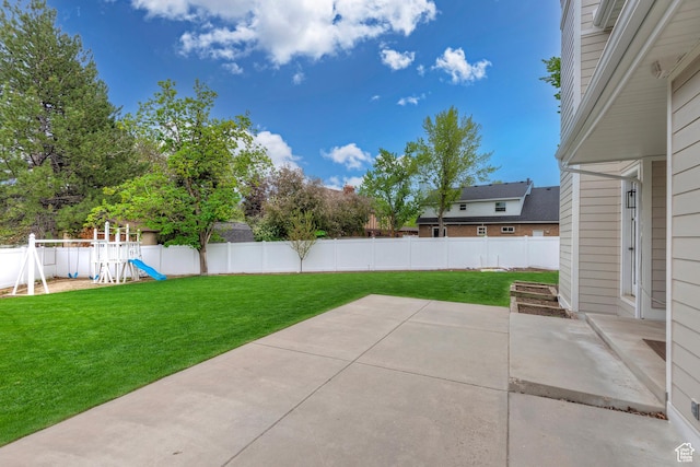 5845 Kerry Cir, Murray, UT 84107 - view of patio / terrace with a playground