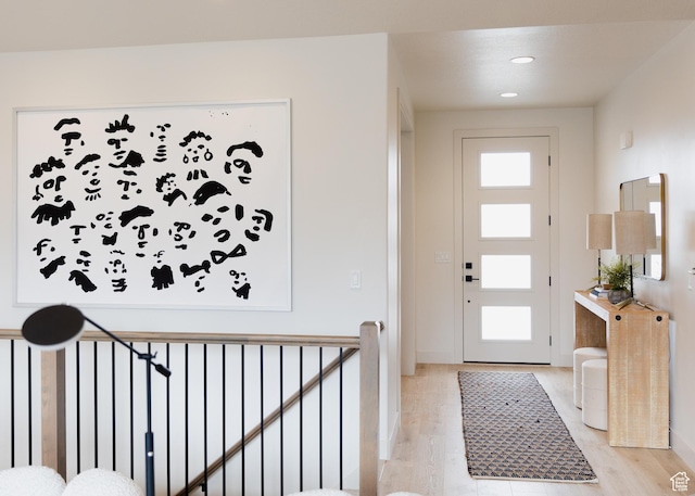908 E 430 N Unit 18, Salem, UT 84653 - entryway with light wood-type flooring and a healthy amount of sunlight
