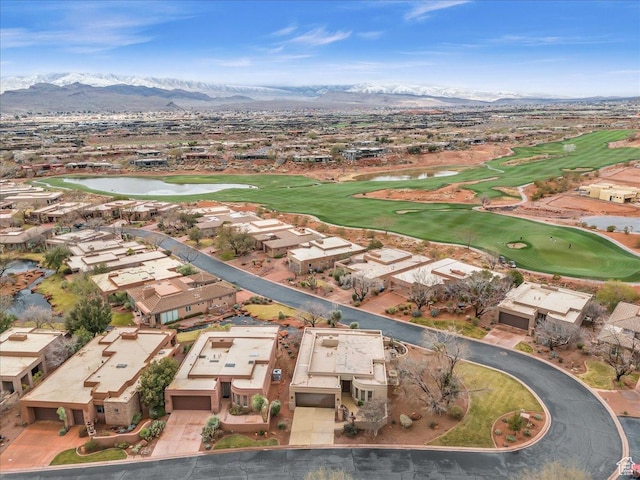 2255 N Tuweap Dr Unit 45, St George, UT 84770 - bird's eye view featuring a residential view, a mountain view, and golf course view