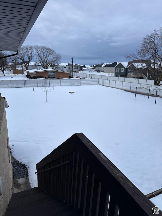 969 N 1200 W, Marriott Slaterville, UT 84404 - view of snowy yard