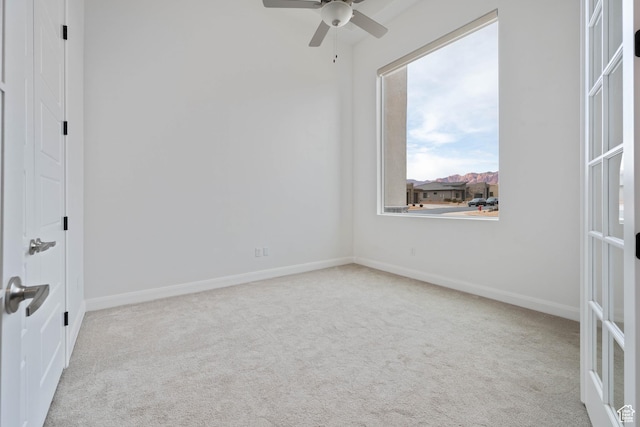 617 W 280 S, Ivins, UT 84738 - carpeted spare room with ceiling fan