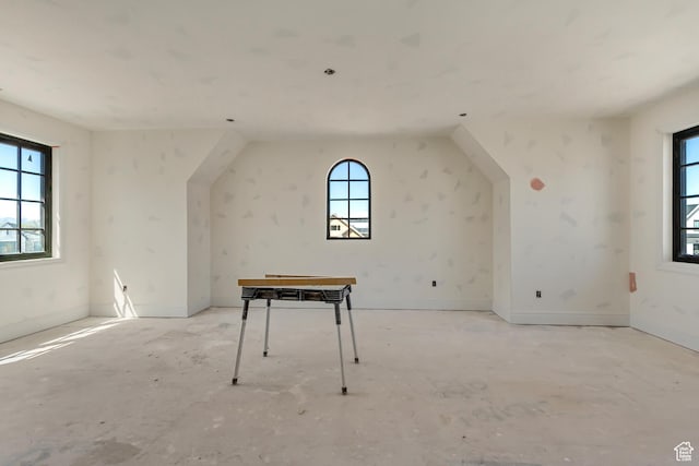 view of bonus room
