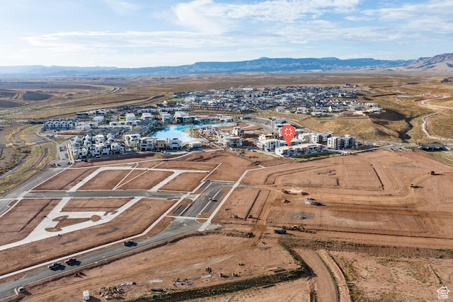 5398 S Aquamarine Ln, St George, UT 84790 - bird's eye view with a mountain view