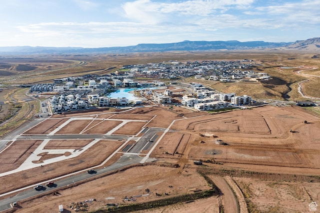 5398 S Aquamarine Ln, St George, UT 84790 - aerial view with a mountain view