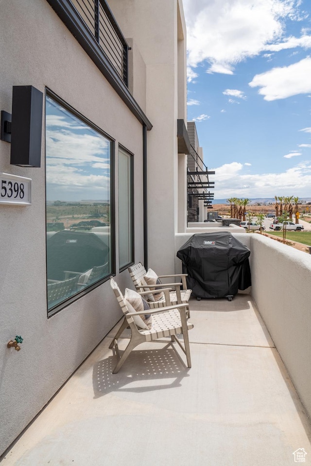5398 S Aquamarine Ln, St George, UT 84790 - balcony with area for grilling