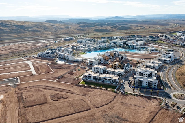 5398 S Aquamarine Ln, St George, UT 84790 - bird's eye view featuring a mountain view
