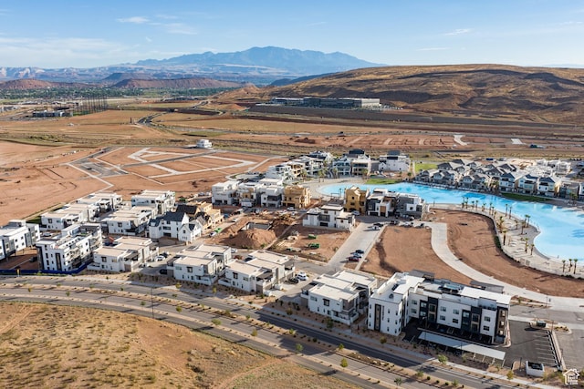 5398 S Aquamarine Ln, St George, UT 84790 - birds eye view of property with a mountain view