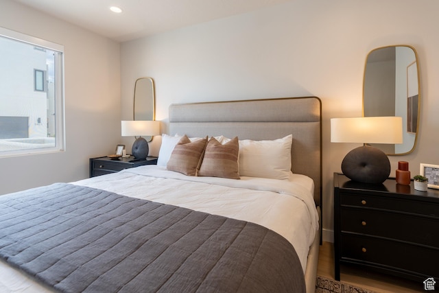 5398 S Aquamarine Ln, St George, UT 84790 - bedroom featuring hardwood / wood-style floors