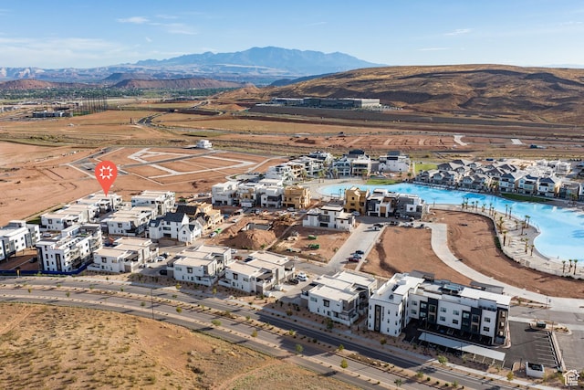 5398 S Aquamarine Ln, St George, UT 84790 - drone / aerial view with a mountain view