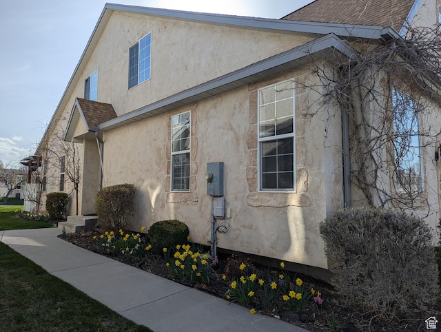 3006 E Somerset Dr, Spanish Fork, UT 84660 - view of property exterior with stucco siding
