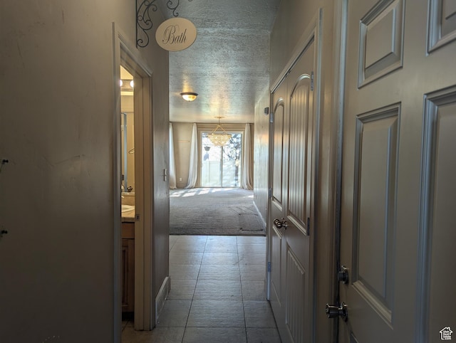 3006 E Somerset Dr, Spanish Fork, UT 84660 - corridor featuring carpet and a textured ceiling