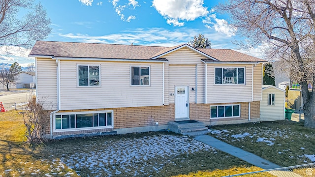 view of bi-level home